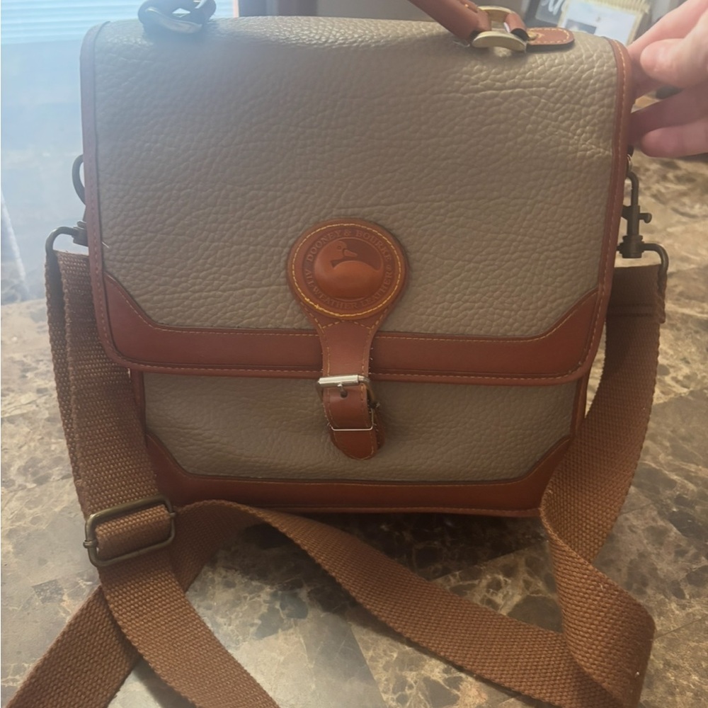 Dooney & Bourke Brown and Tan Satchel